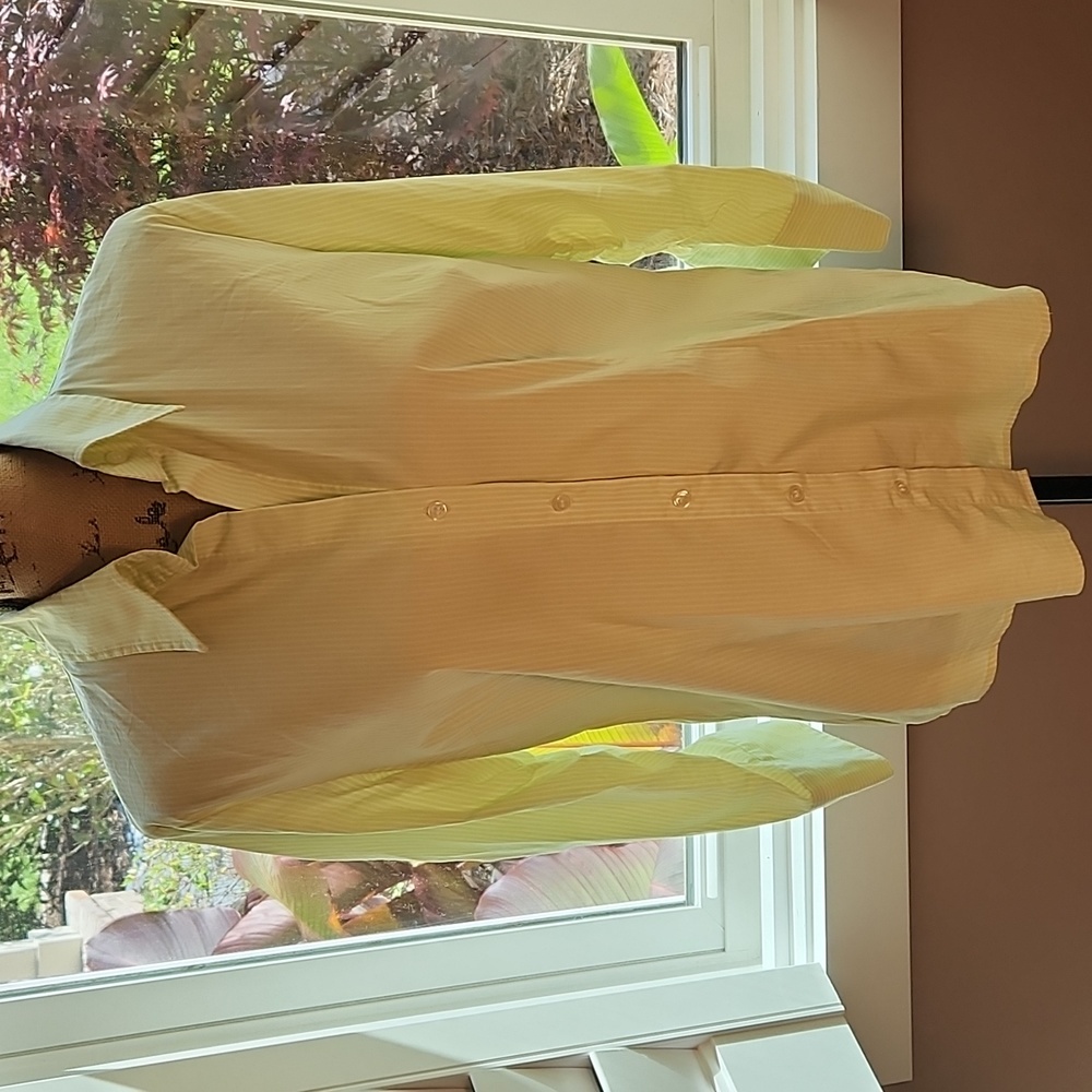Fine pinstripe button down shirt